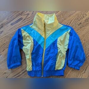 Vintage 80's infant Nylon tracksuit jacket. Size 12 months